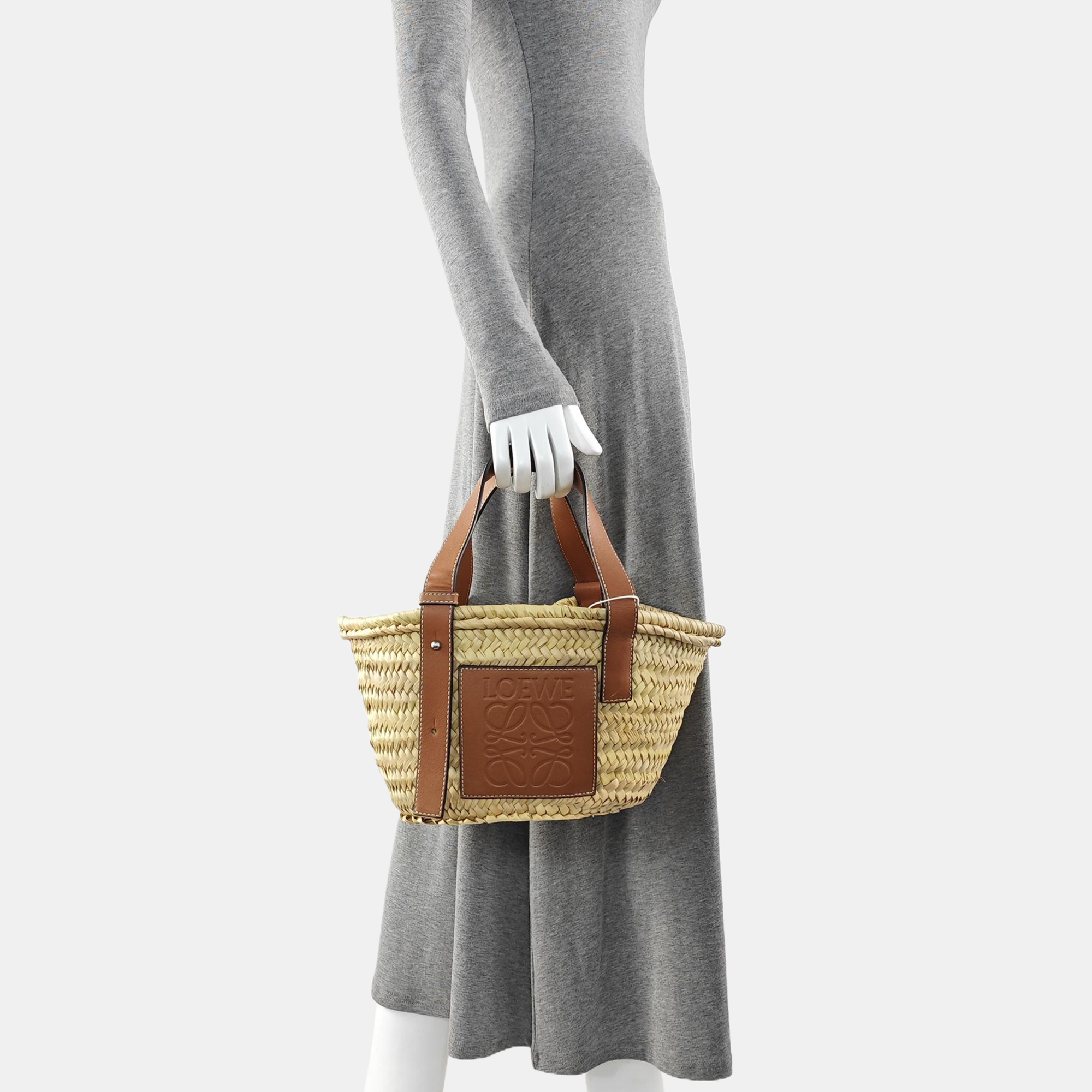 Basket Small Straw Beige