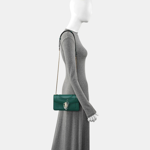 SERPENTI FOREVER Small Calfskin Green