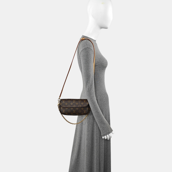 IVY Monogram Coated Canvas Brown