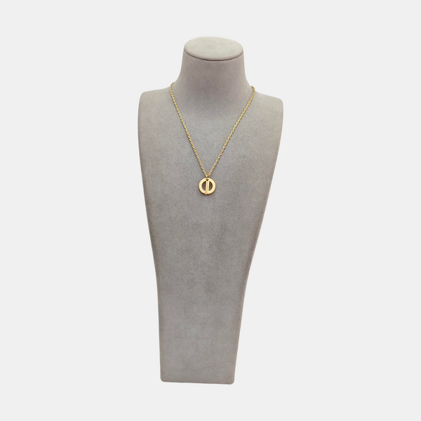 Petit CD Metal Gold Necklace