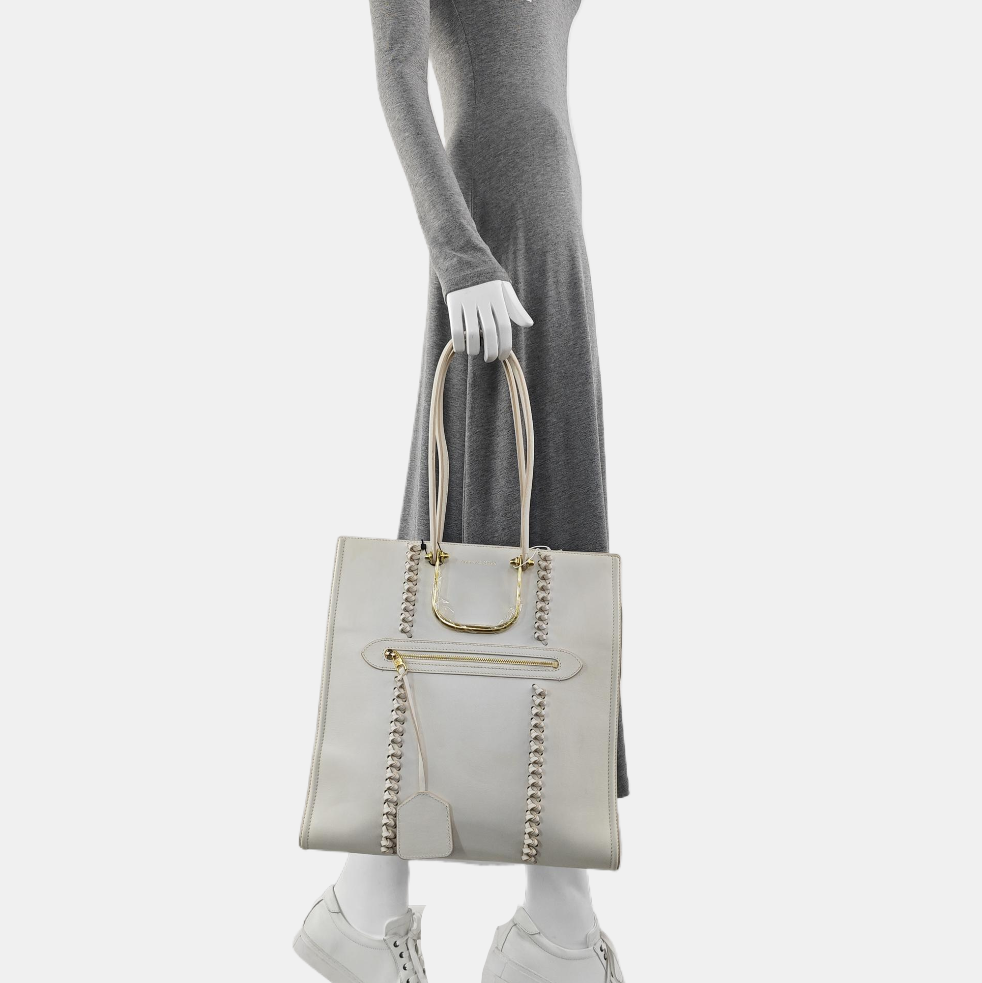 Calfskin Tote Bag White