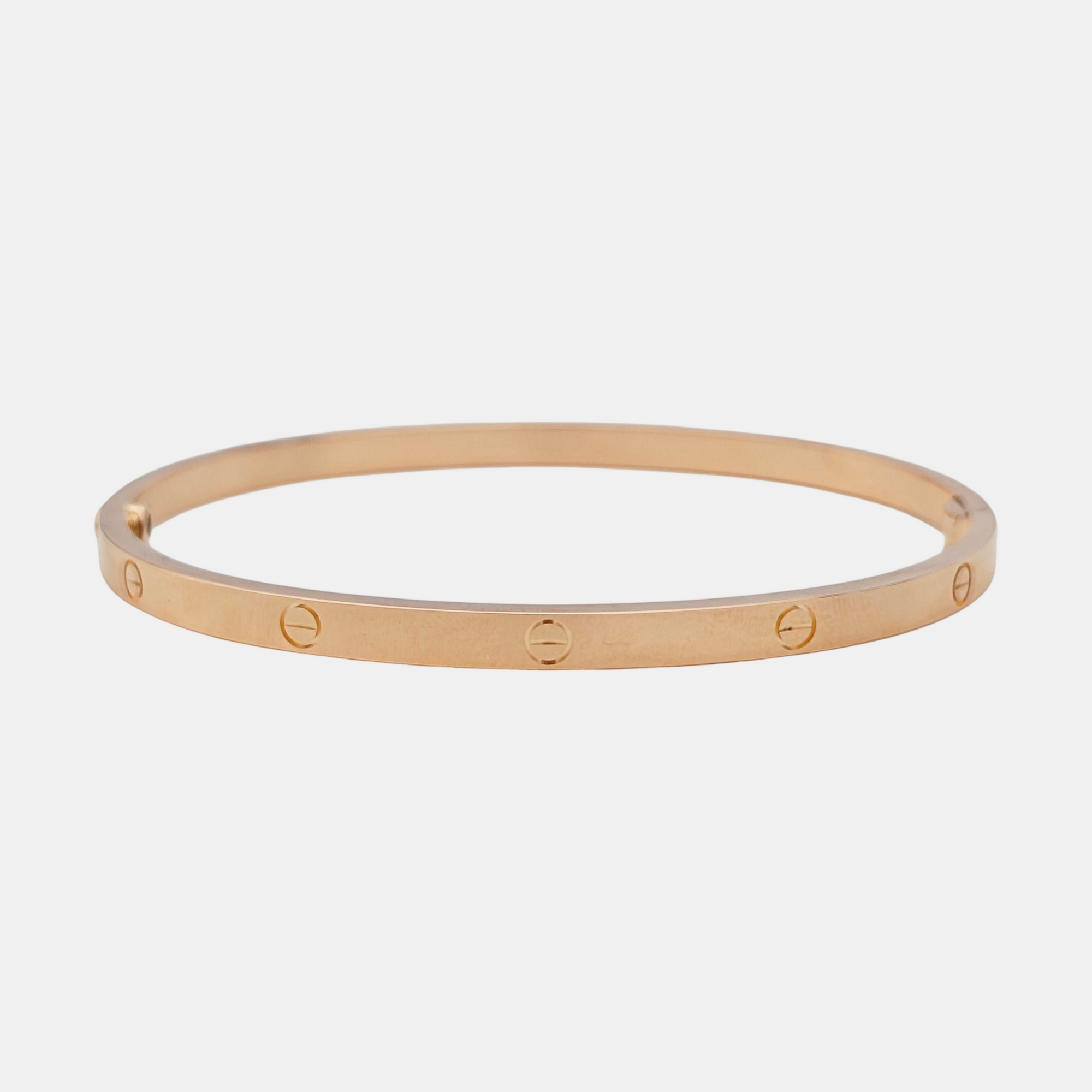 LOVE 18k Rose Gold Bangle
