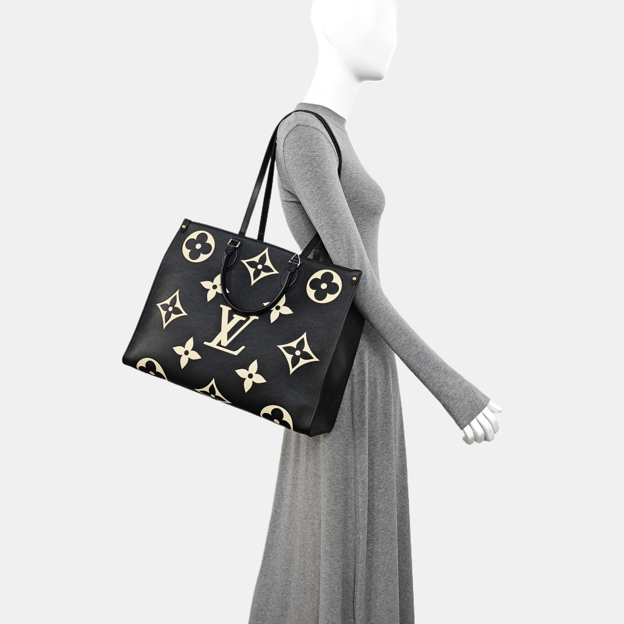 ONTHEGO GM Monogram Calfskin Black