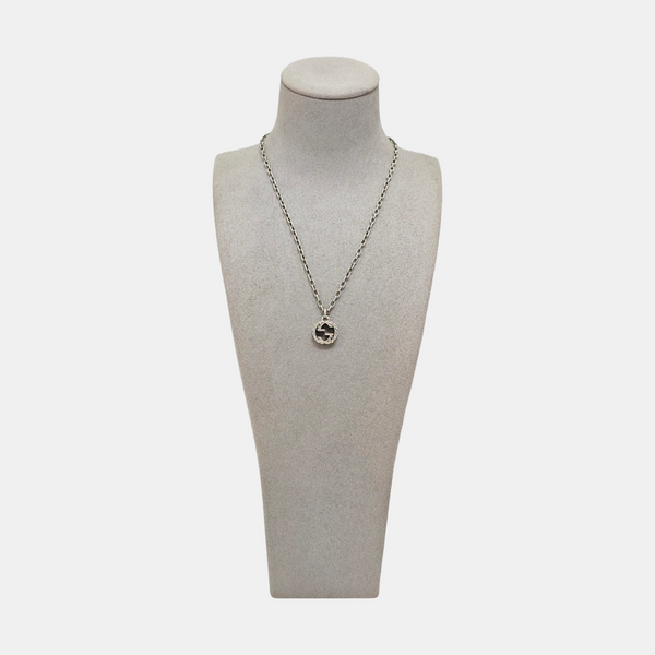 Interlocking G 925 Sterling Silver Necklace
