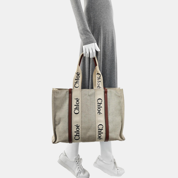 Woody Large Canvas Beige