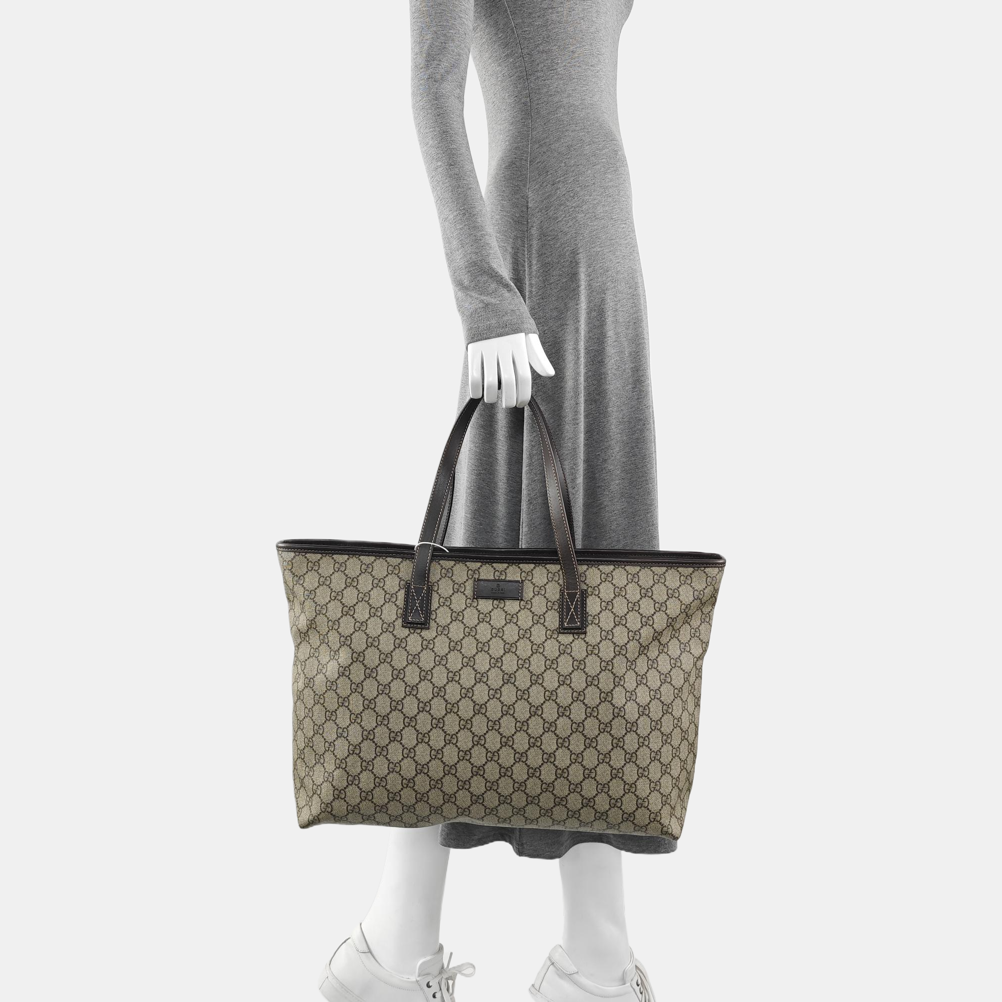 GG Imprime Monogram Coated Canvas Black