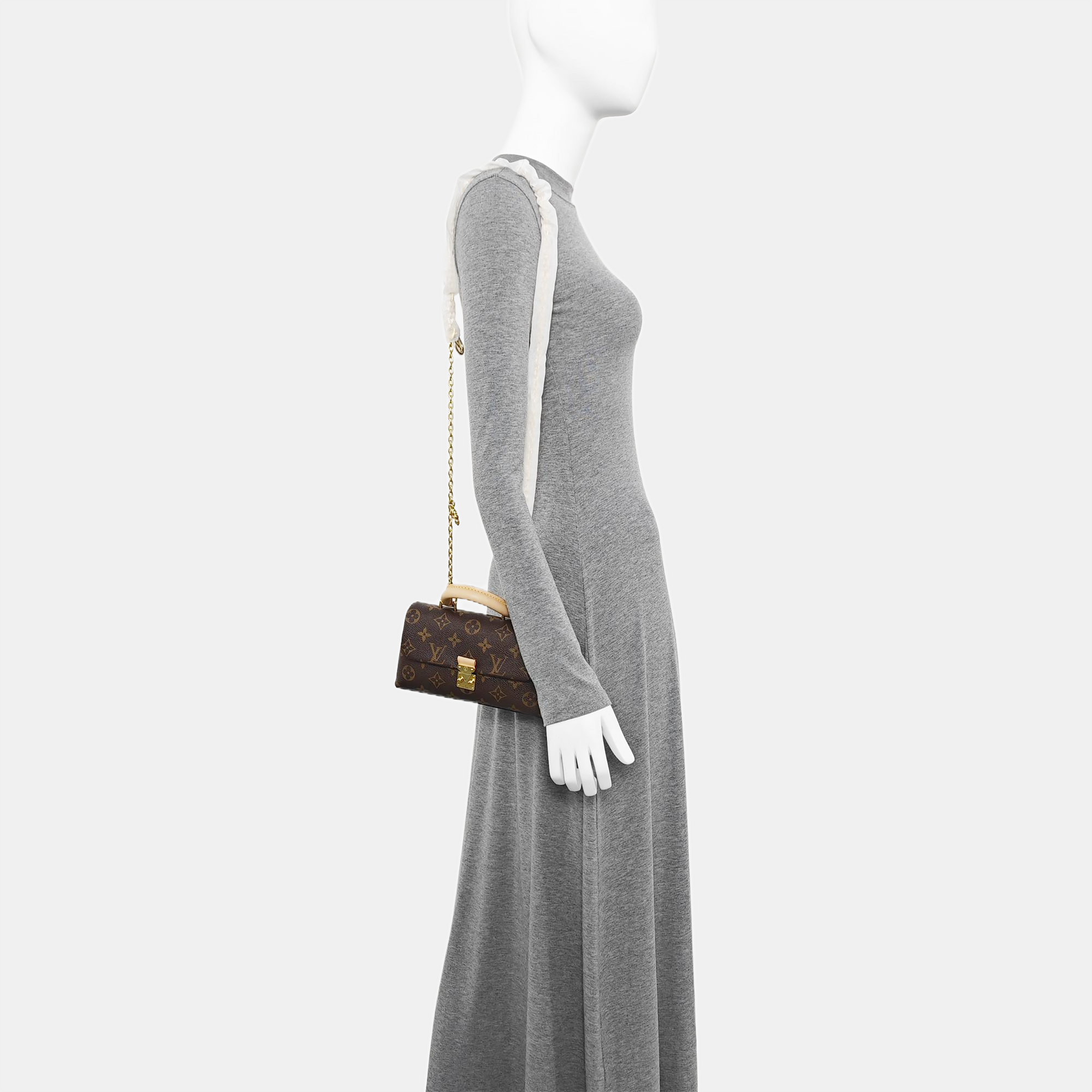 MADELEINE Monogram Coated Canvas Brown