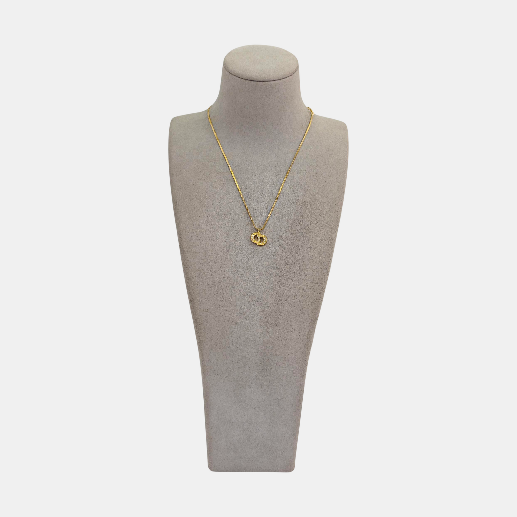 Petit CD Metal Gold Necklace