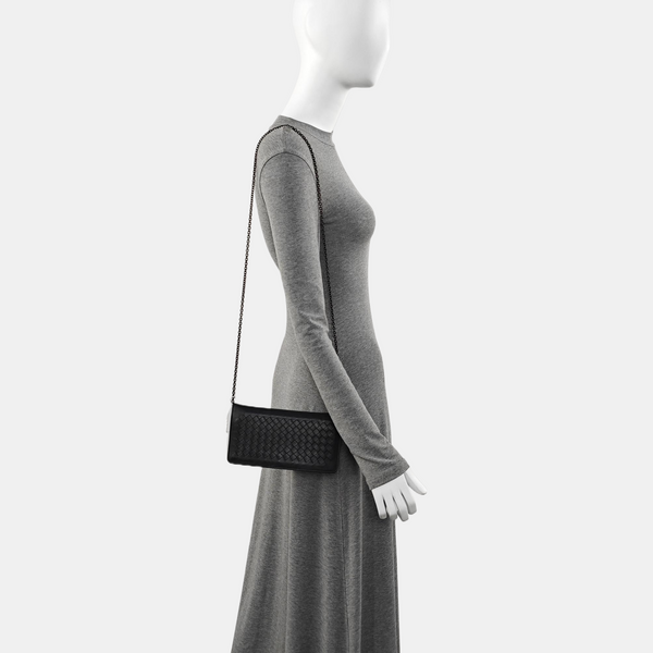 Lambskin Shoulder Bag Black