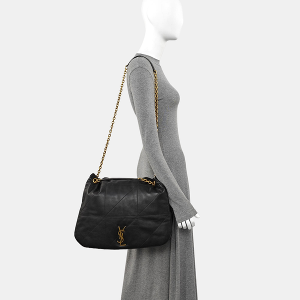 JAMIE 4.3 Quilted Lambskin Black