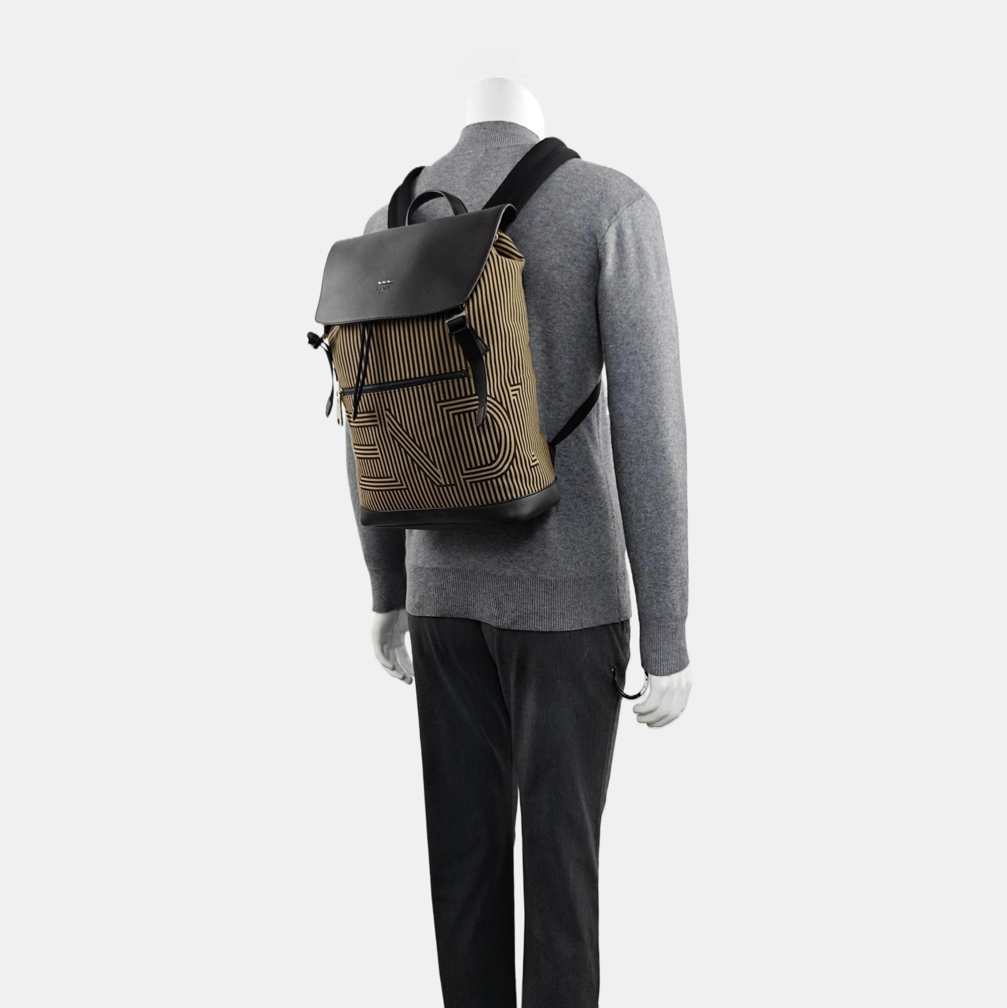 Canvas Backpack Brown