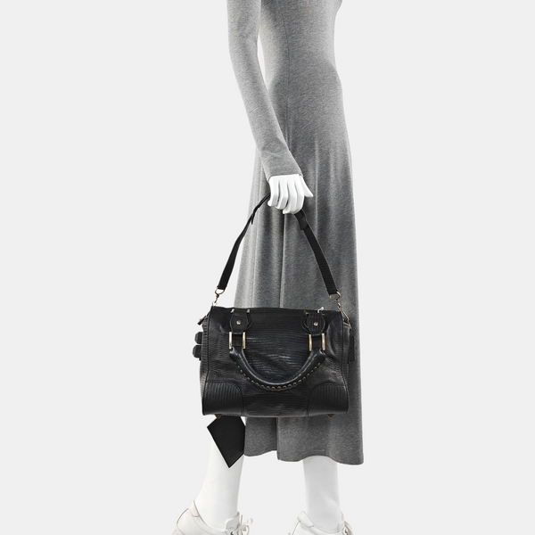 Calfskin Shoulder Bag Black