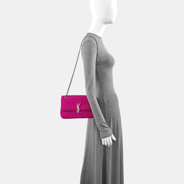 JANE BAG Quilted Fabric Red