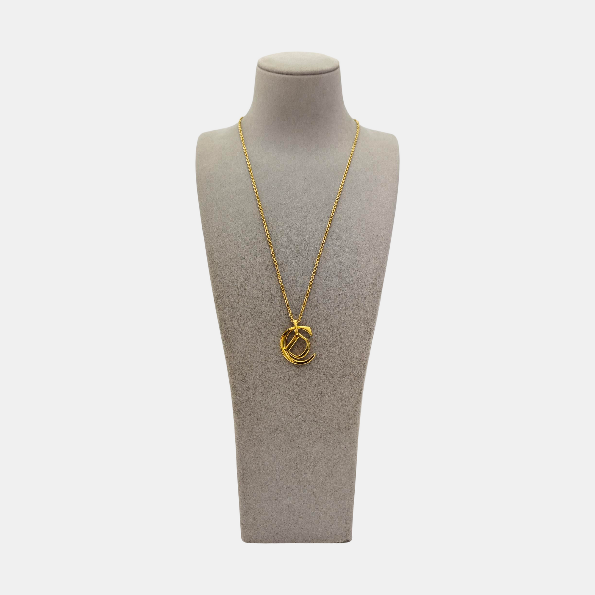 CD Swing Metal Gold Necklace