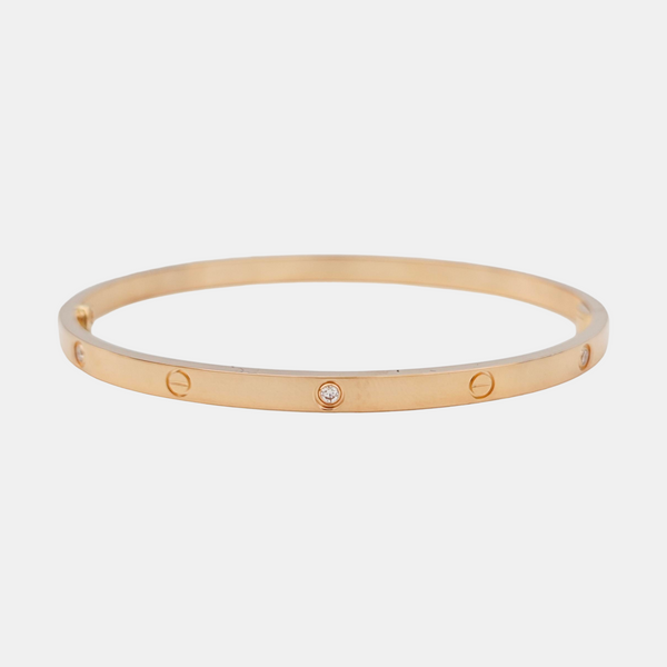 LOVE 18k Rose Gold Bangle