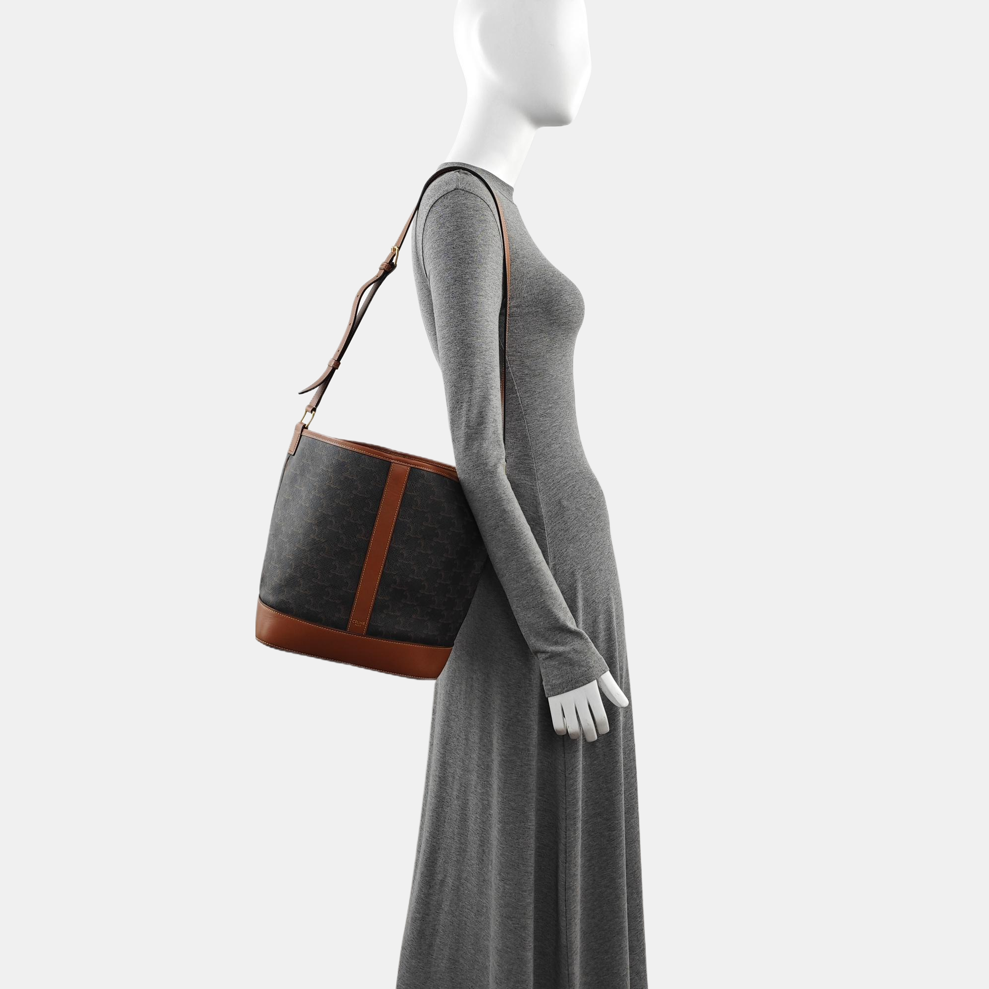 TRIOMPHE CANVAS Medium Coated Canvas Black