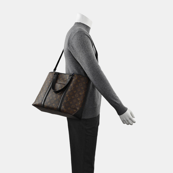 WEEK-END PM Monogram Coated Canvas Brown