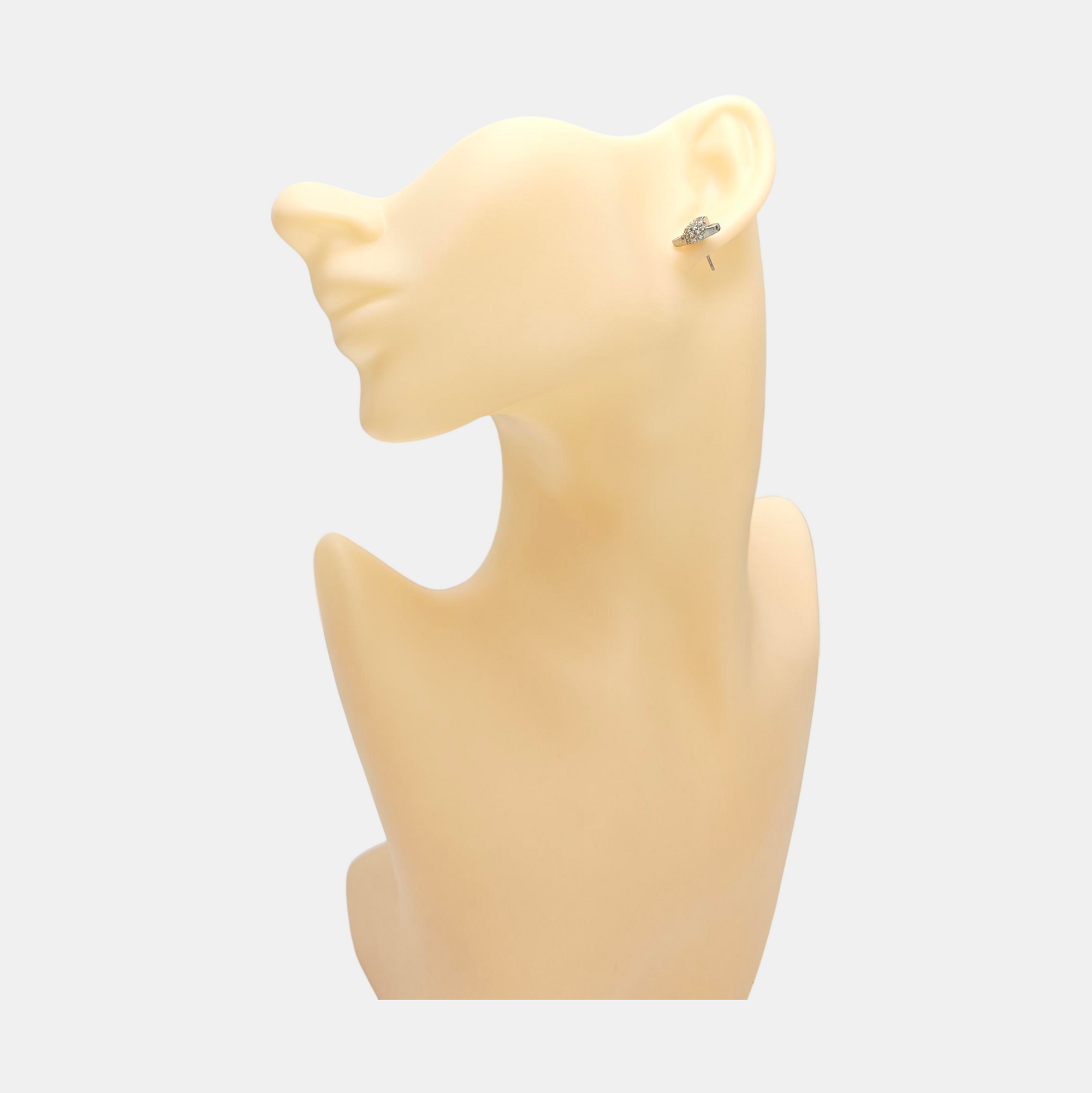 Metal Silver Stud Earrings