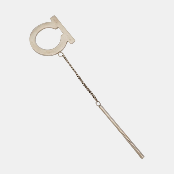 Metal Bag Charm Silver