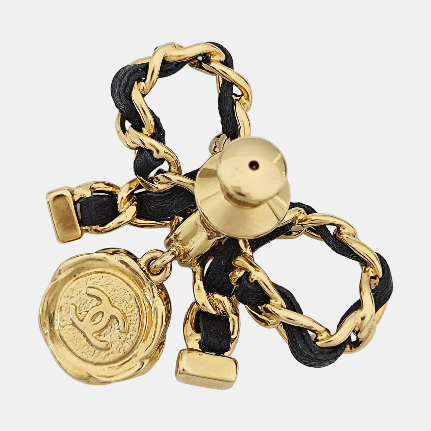 Metal Gold Brooch