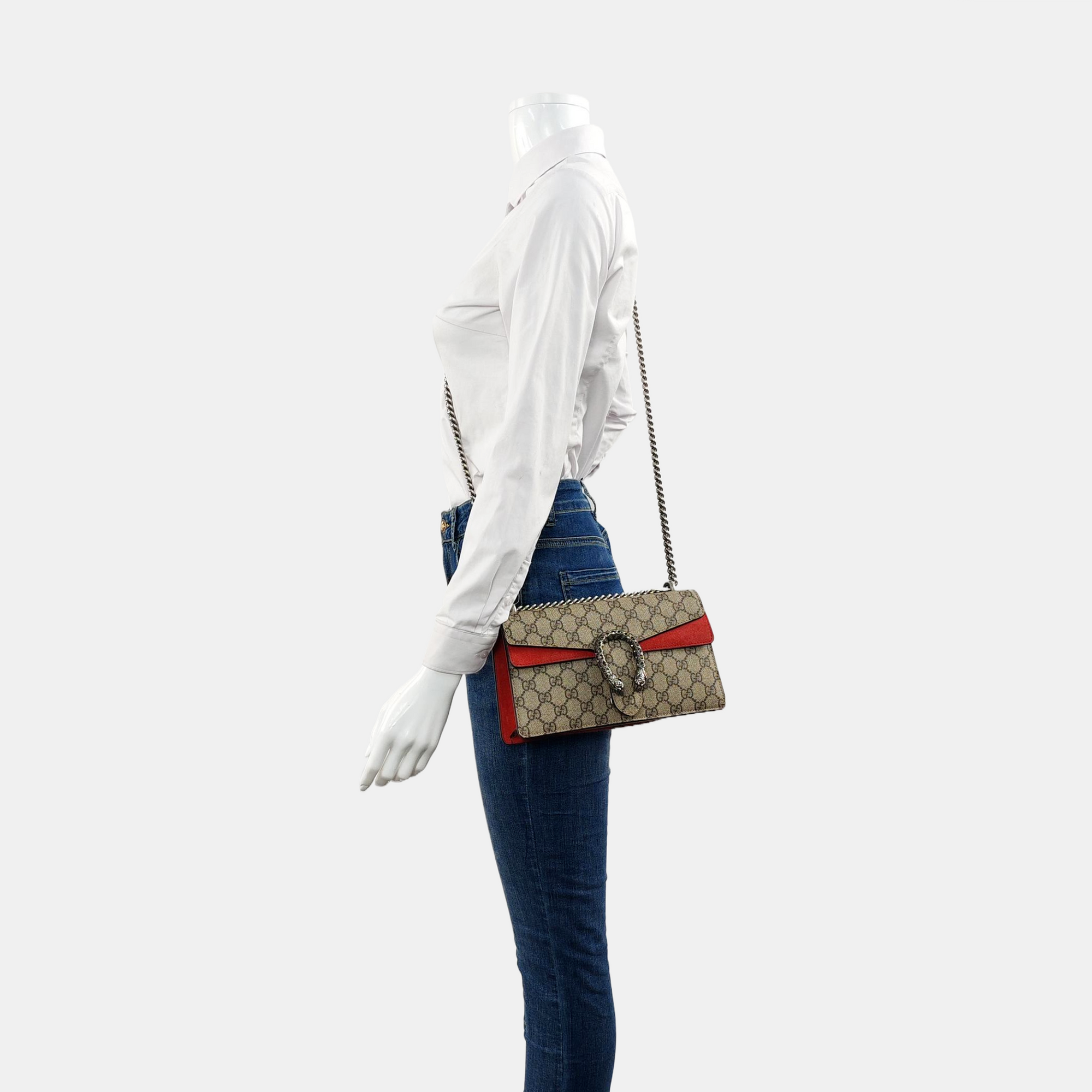 Authenticated pre-owned  Dionysus Small Monogram Coated Canvas Beige - Crossbody Bag at Looply