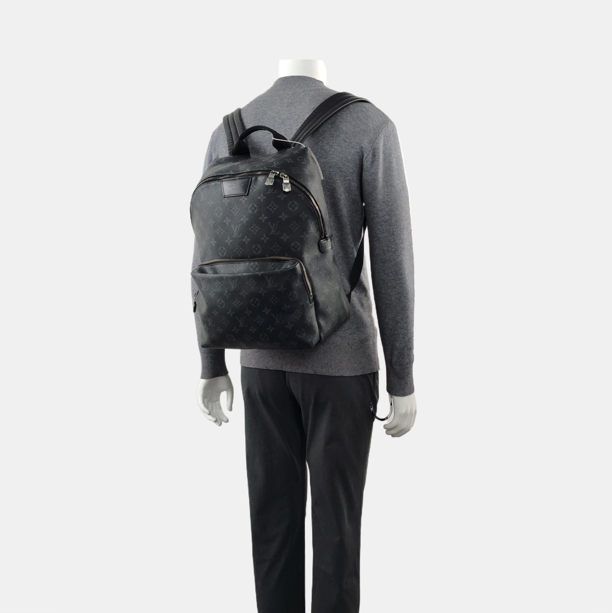 DISCOVERY Monogram Coated Canvas Gray