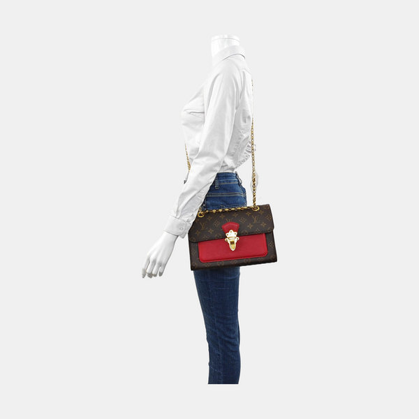 VICTOIRE Monogram Coated Canvas Brown