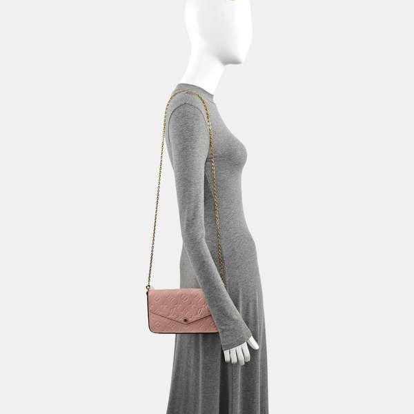 FÉLICIE Monogram Calfskin Pink