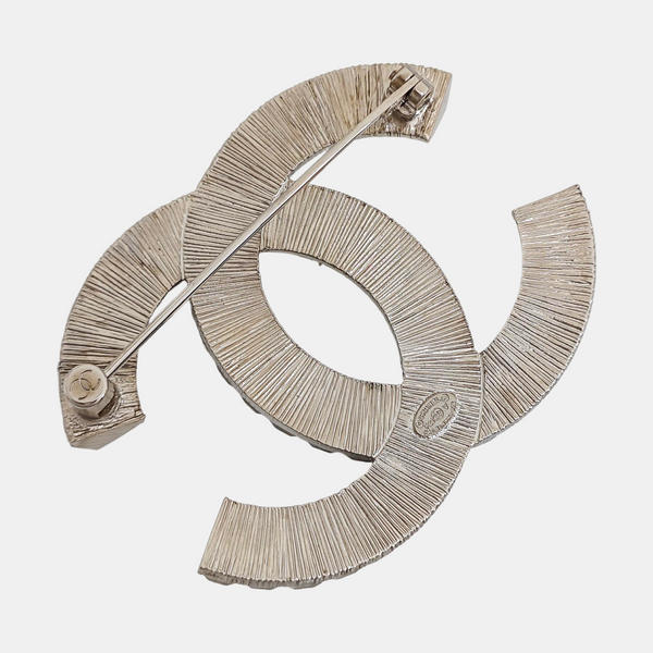 Metal Silver Brooch