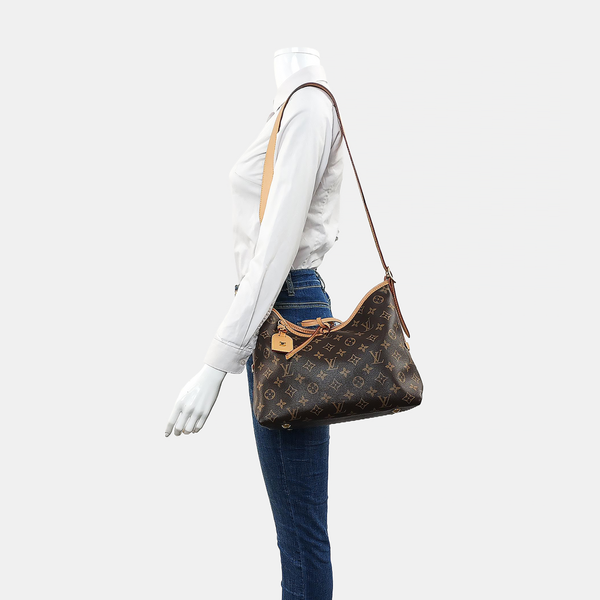 CARRYALL PM Monogram Coated Canvas Brown