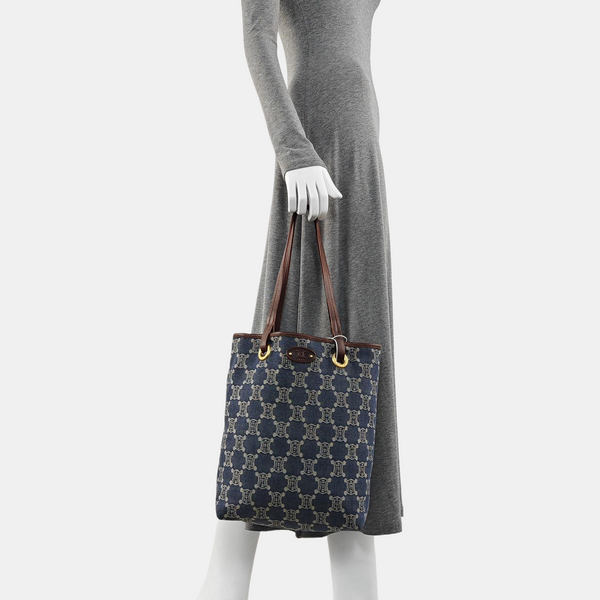 Fabric Tote Bag Blue