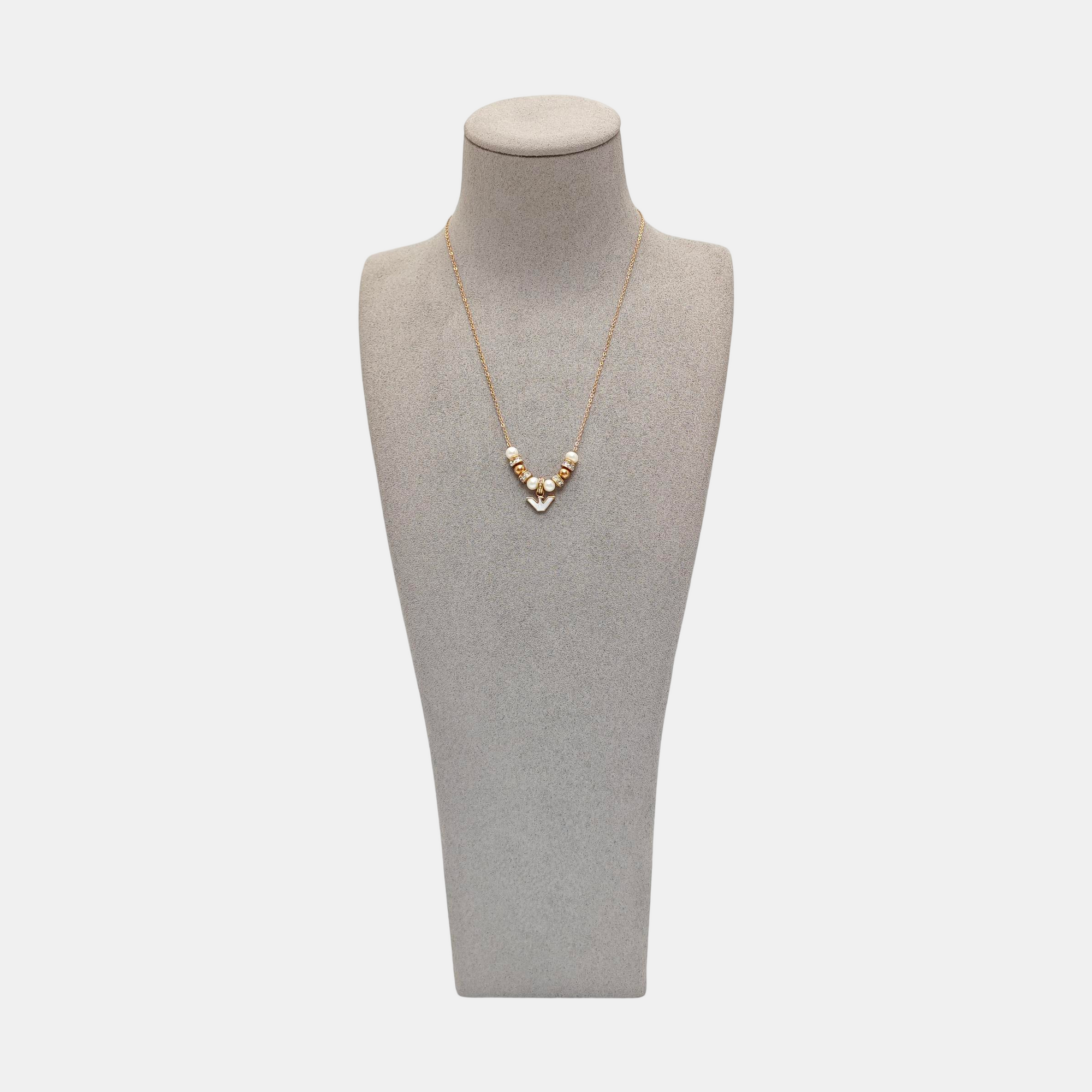 Steel Rose Gold Necklace