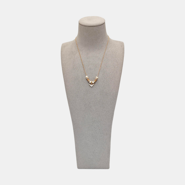 Steel Rose Gold Necklace