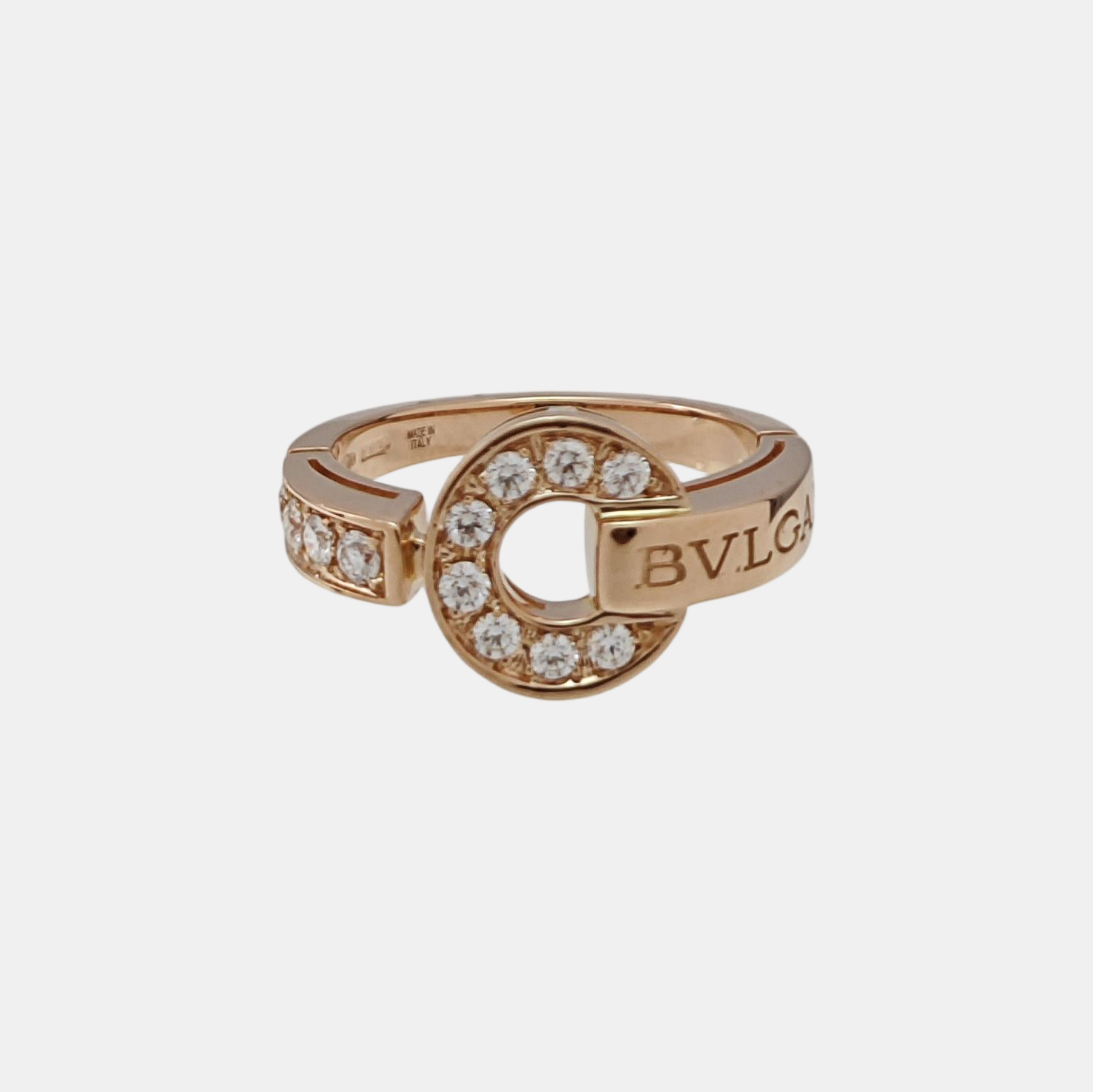 BVLGARI BVLGARI 18k Rose Gold Ring EU 50