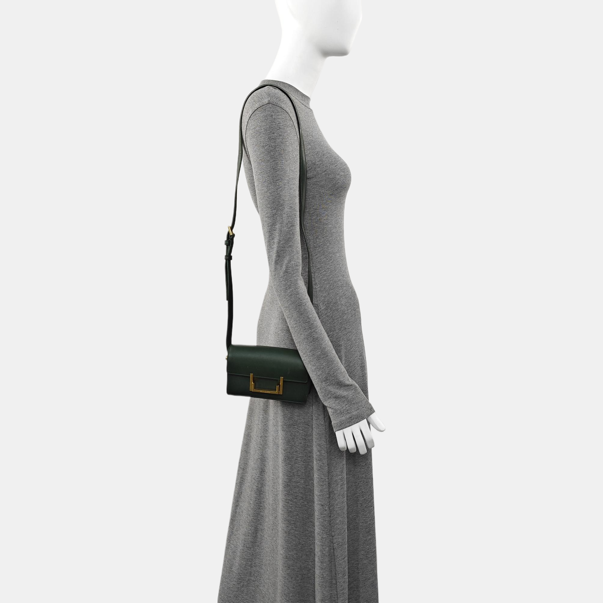 Calfskin Shoulder Bag Green