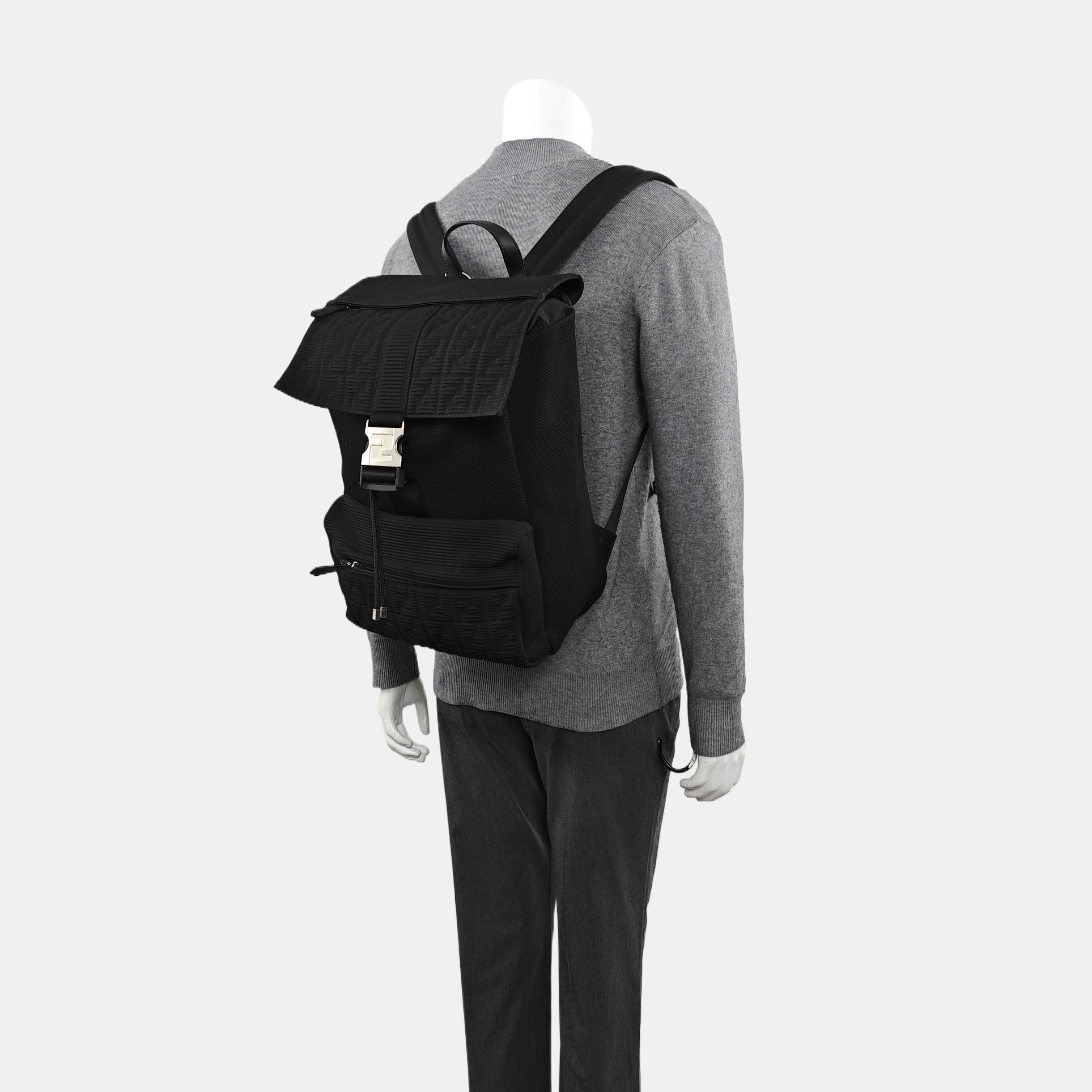 Fabric Backpack Black