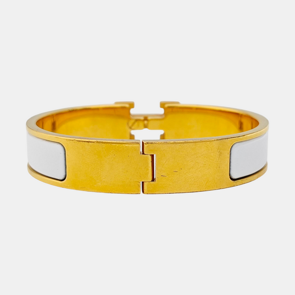 Clic H Metal Gold Bangle