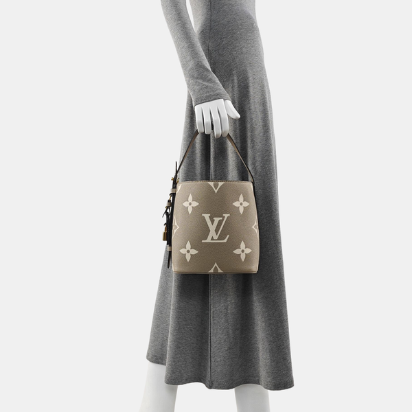 ALL IN BB Monogram Calfskin Gray