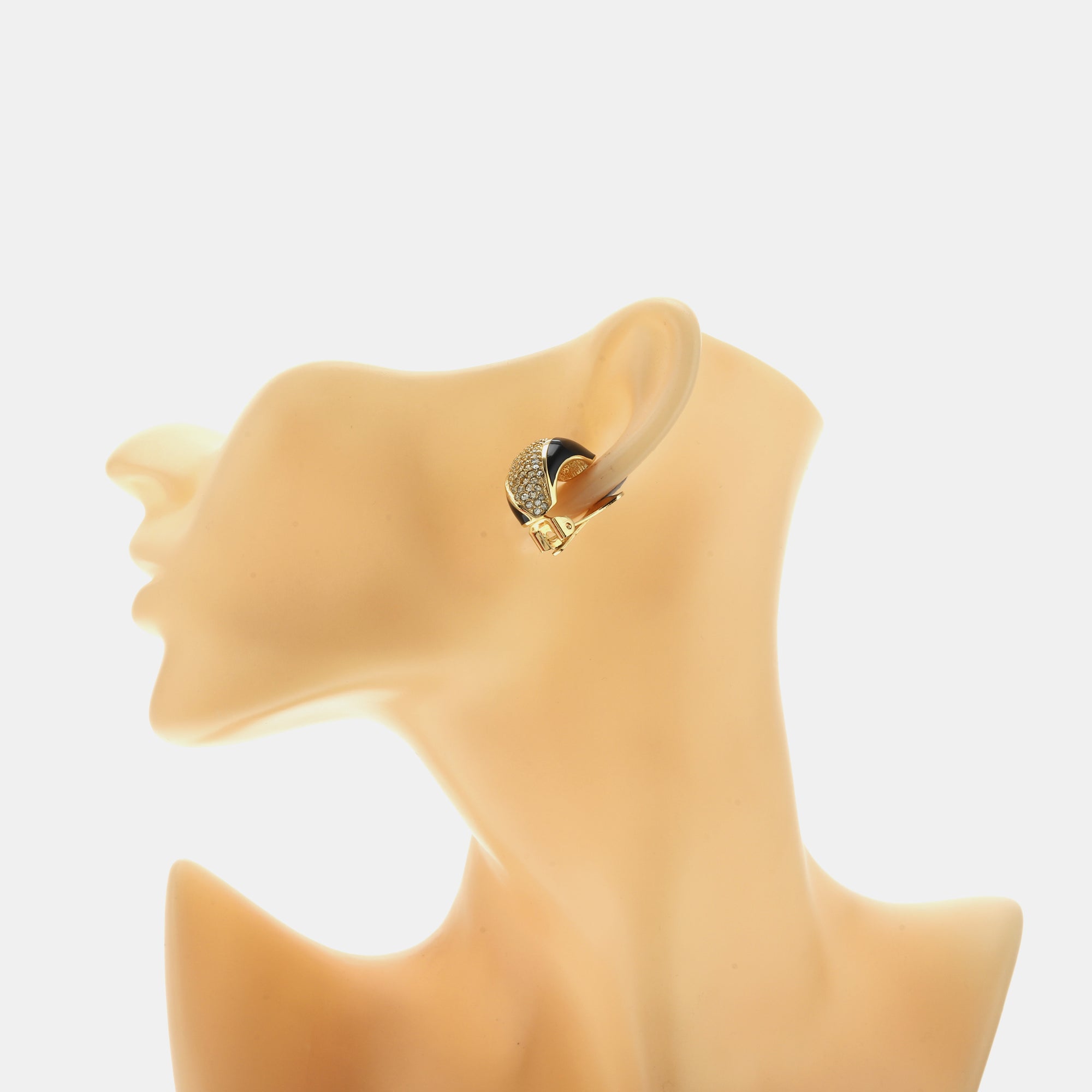 Metal Gold Clip On Earrings