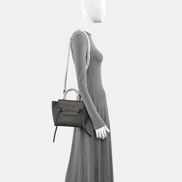 BELT Nano Calfskin Gray