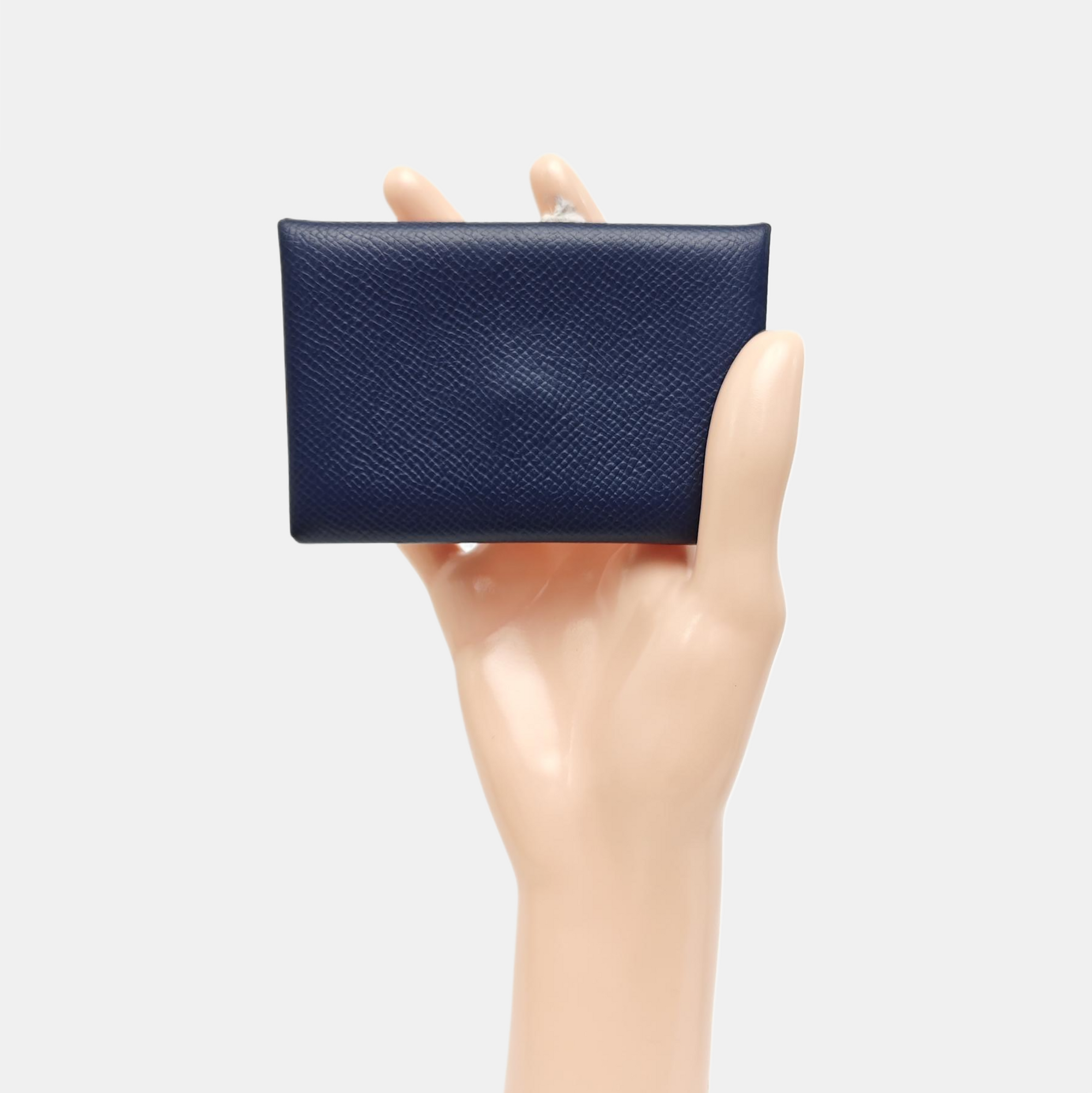 Calvi Epsom Blue Card Holder