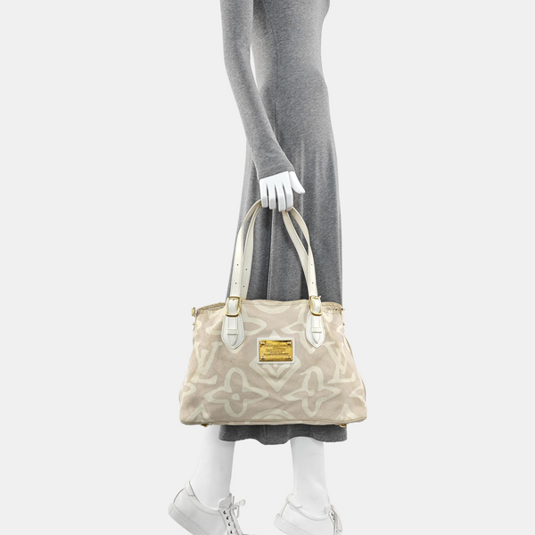 TAHITIENNE CABAS MM Monogram Canvas Beige