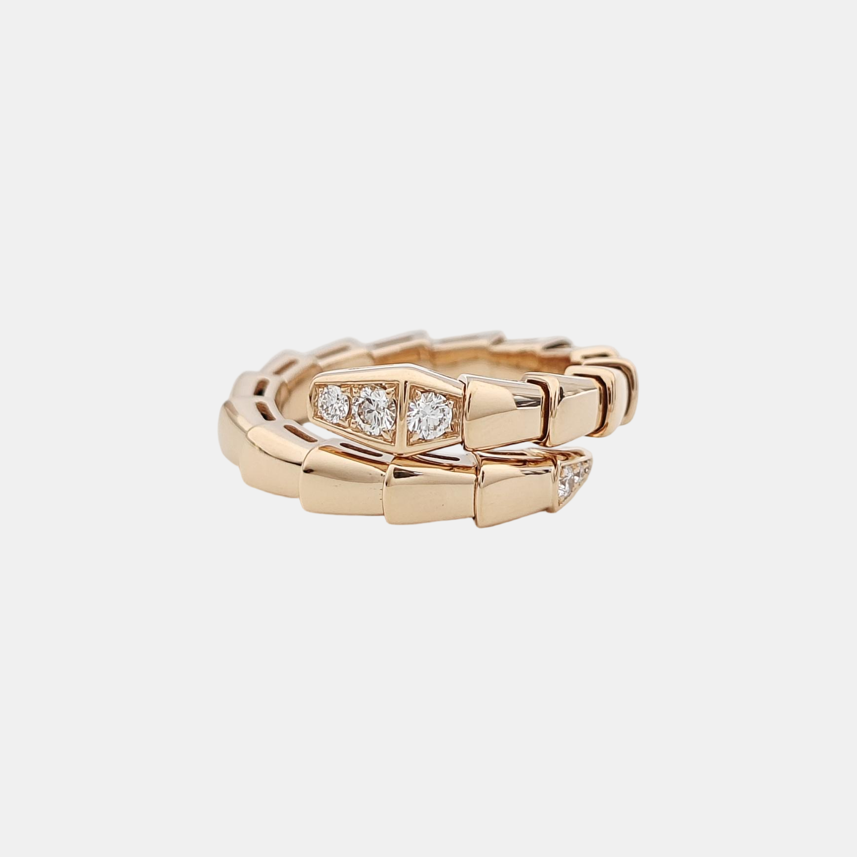 Anillo SERPENTI Oro Rosa de 18k EU 48