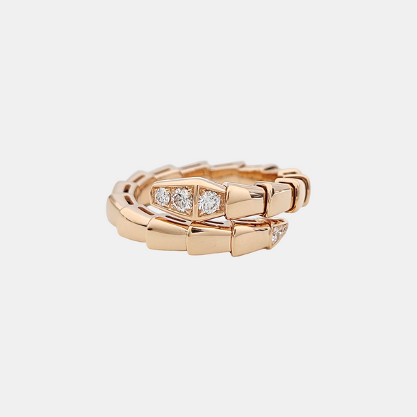 Anillo SERPENTI Oro Rosa de 18k EU 48
