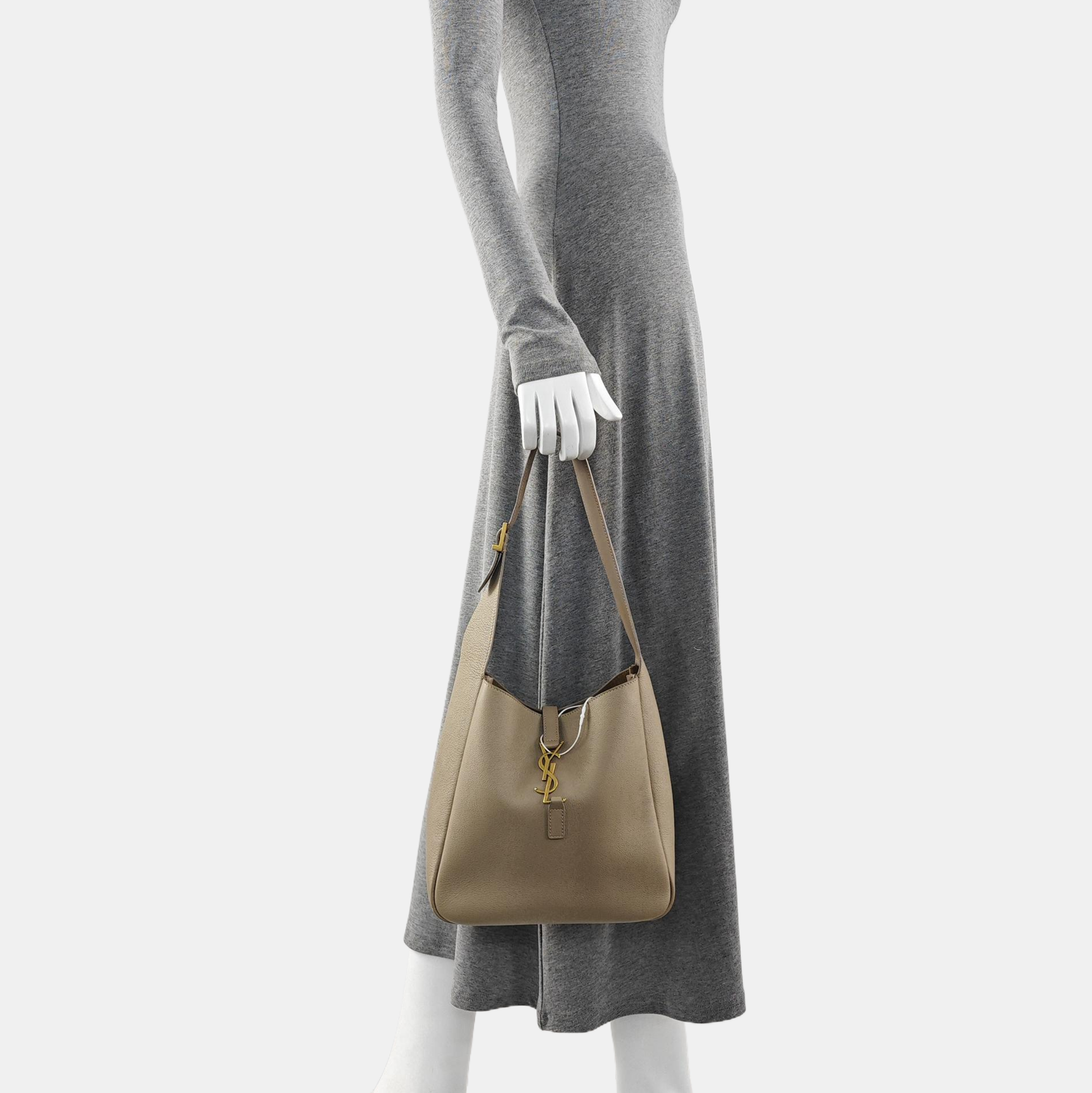 LE 5 À 7 Small Calfskin Gray