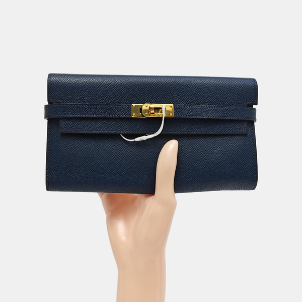 Kelly 20 Epsom Blue Wallet