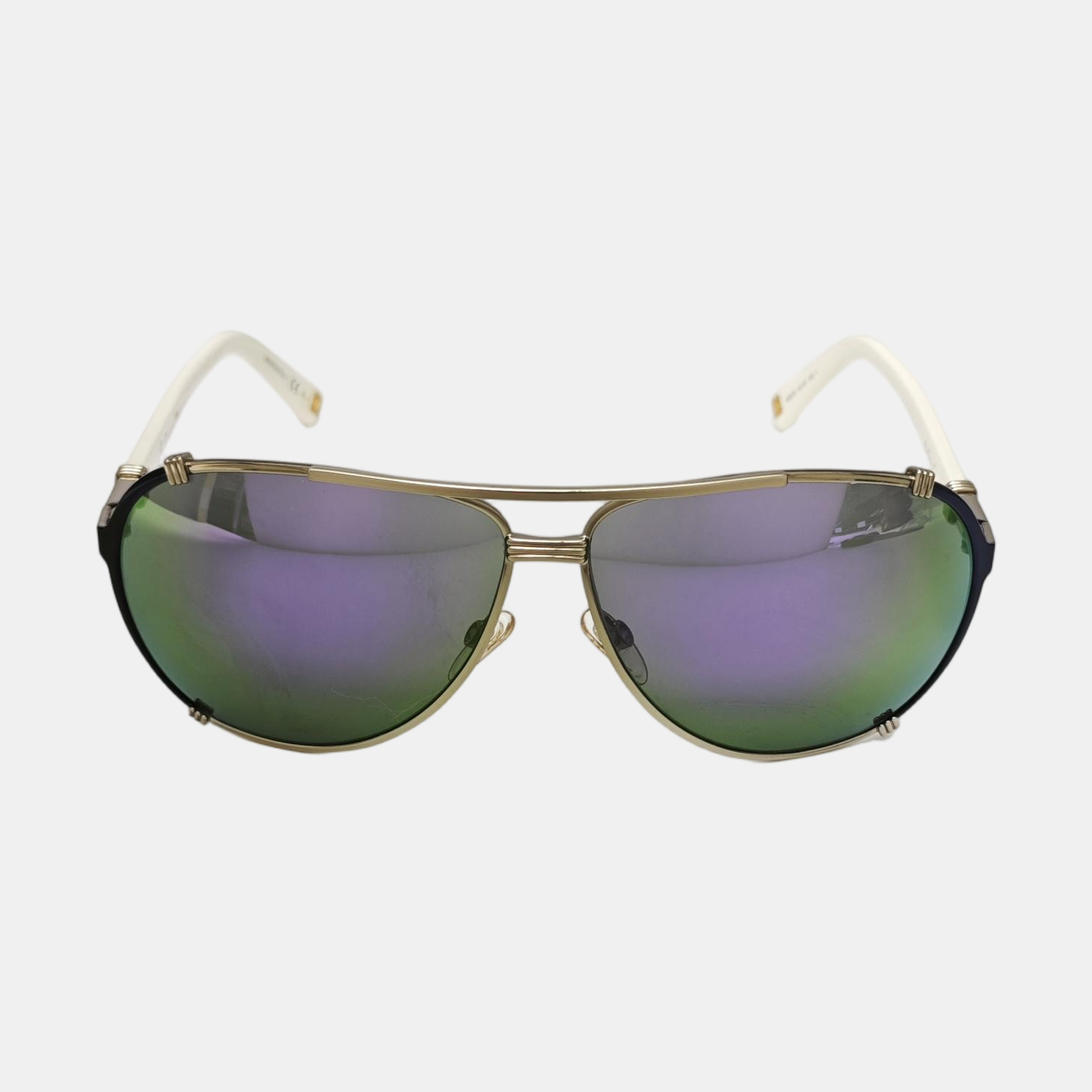Metal Sunglasses Green