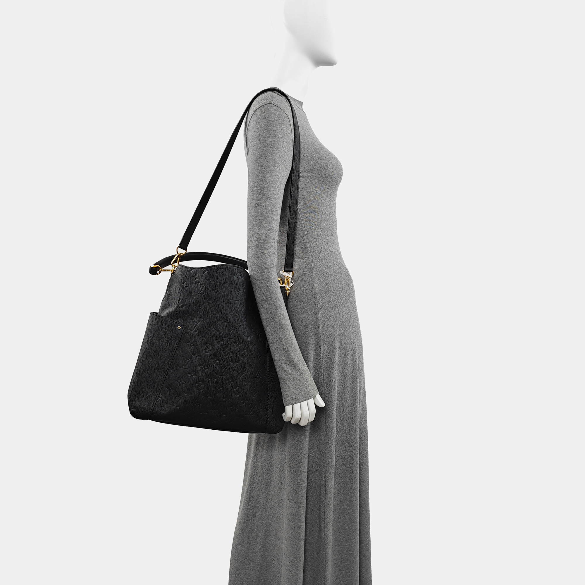 BAGATELLE Monogram Calfskin Black