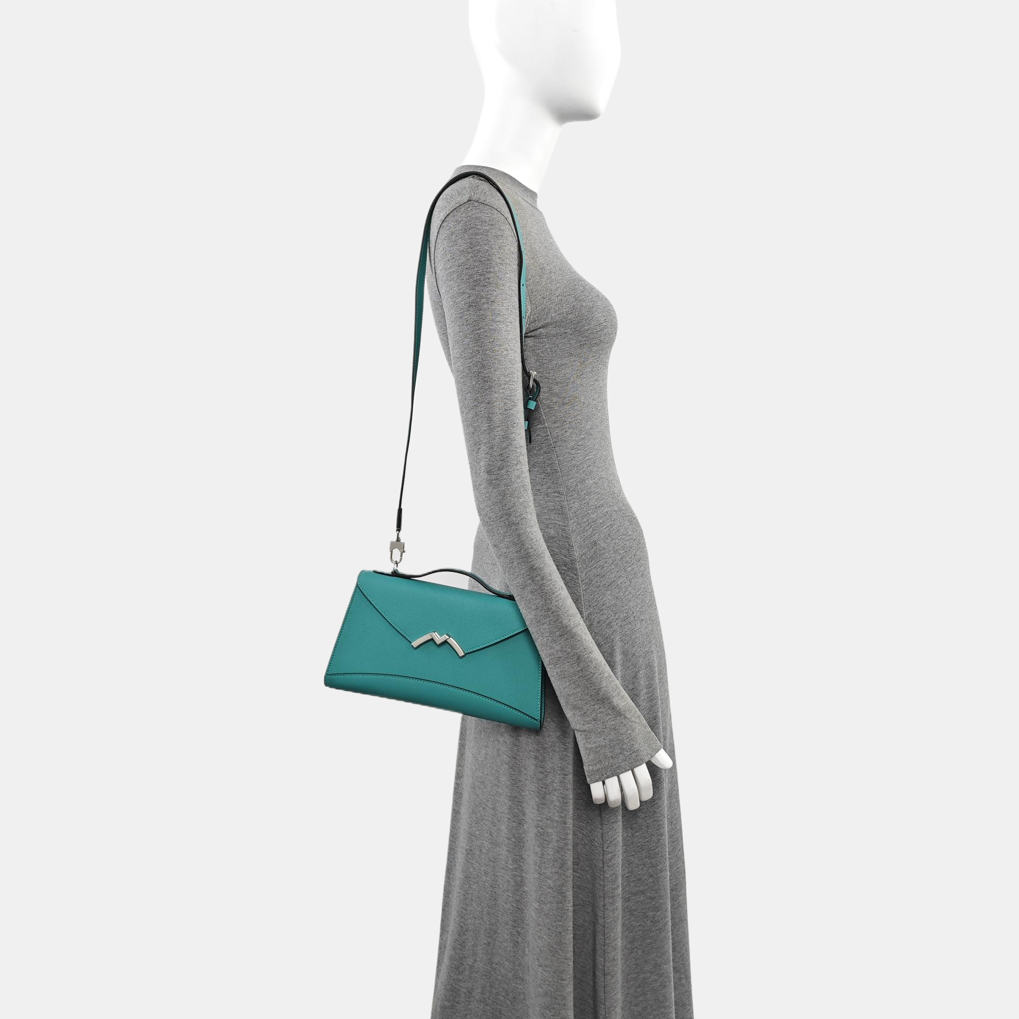Calfskin Shoulder Bag Green