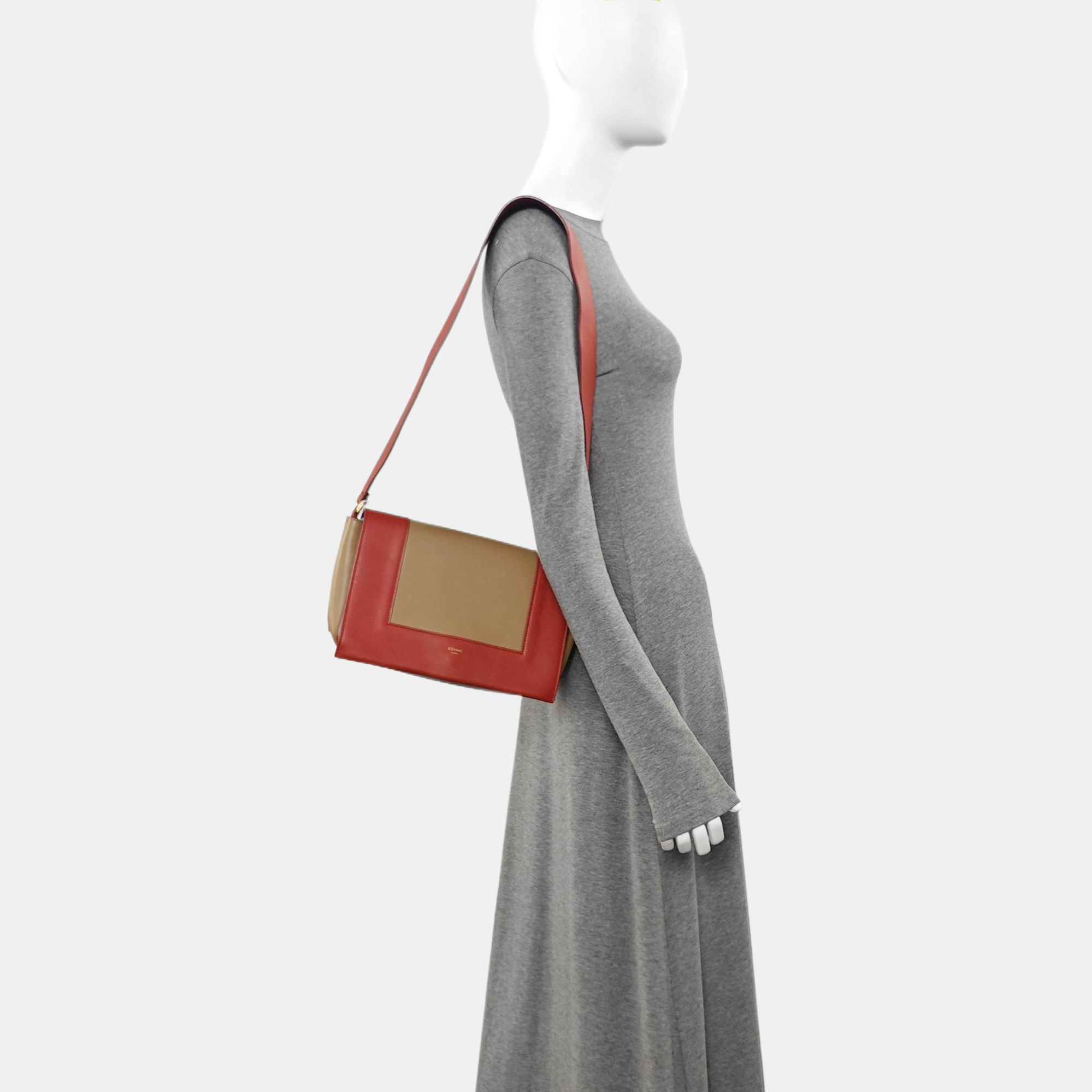 FRAME Medium Calfskin Brown